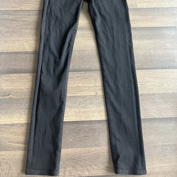 CITIZENS OF HUMANITY BLACK LOW RISE SKINNY JEANS - Picture 5 of 5